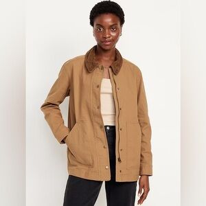 Old Navy Women's Canvas Barn Jacket in Clifftop